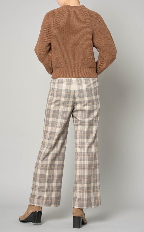 ラムカシミヤクルーネックプルオーバー