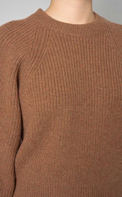 ラムカシミヤクルーネックプルオーバー