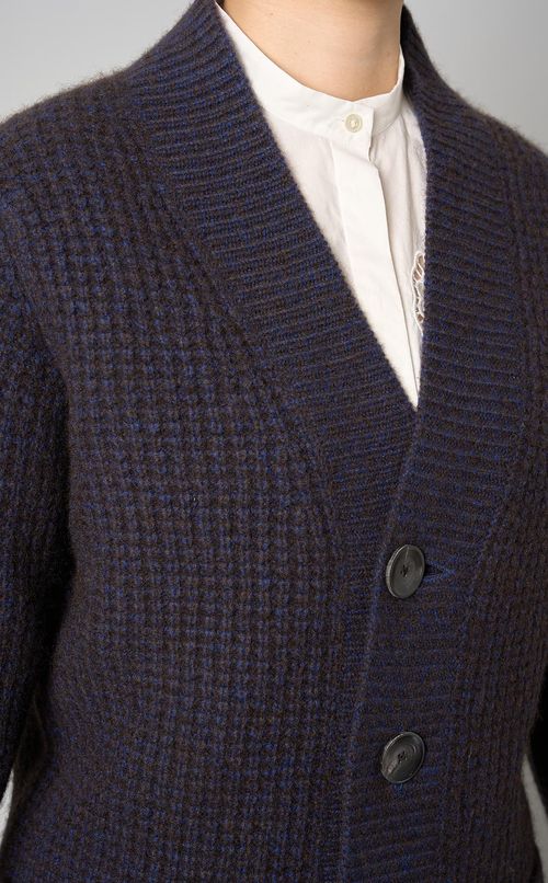 ヤクニットロングカーディガン