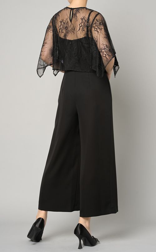 レースブラウス付オールインワン