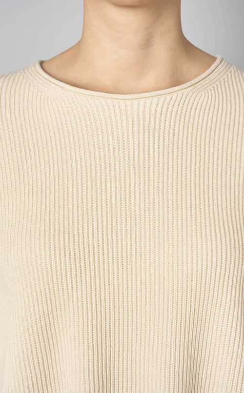 ミドルゲージボクシーニット