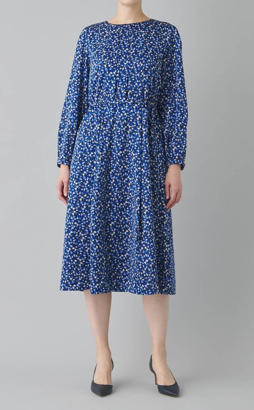 フラワープリントワンピース