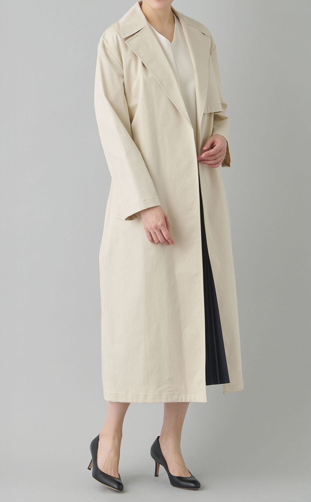 ラップトレンチコート