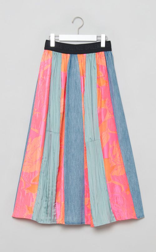 【reADdress】ストラップパッチワークスカート