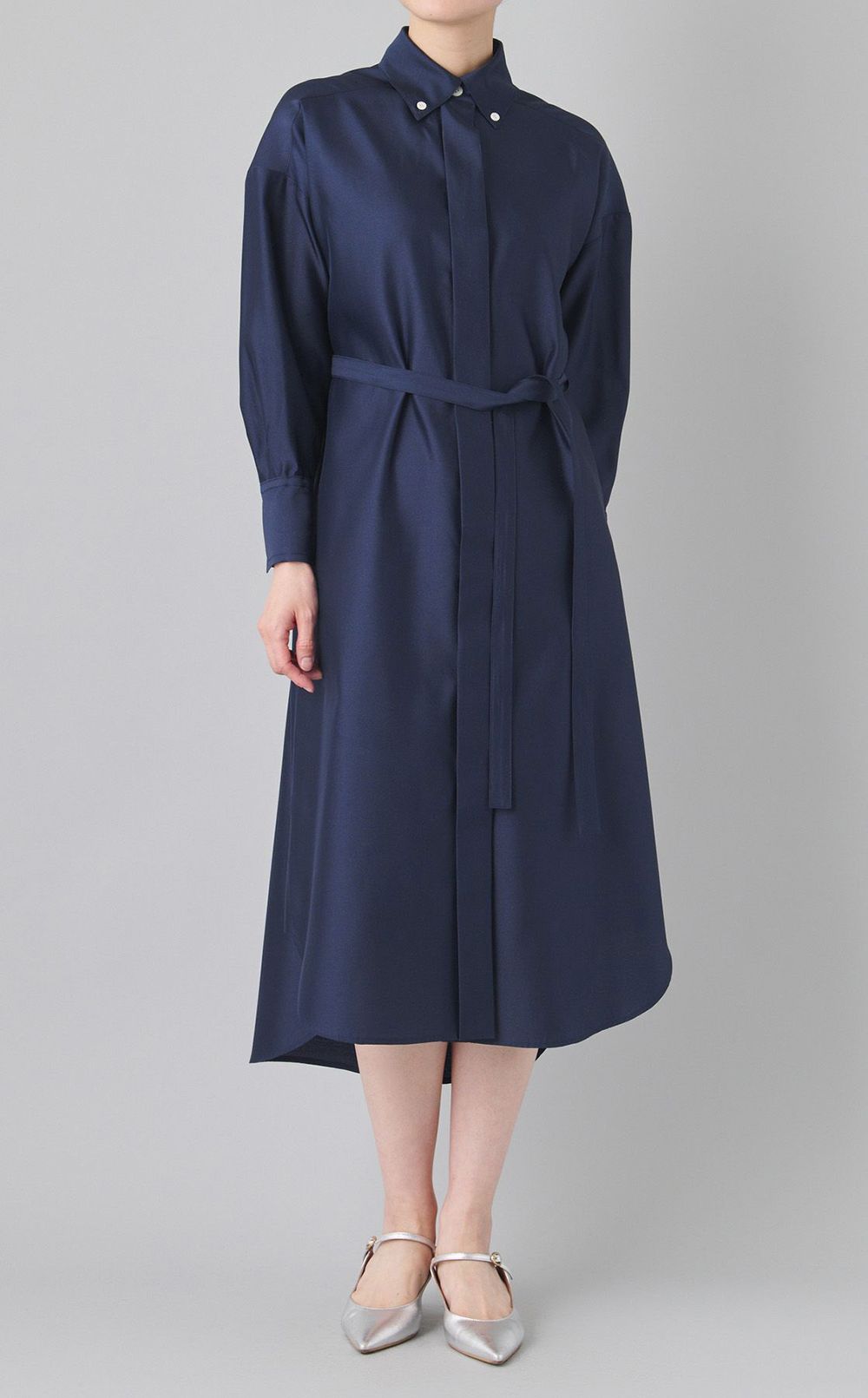 シルクエアーコートワンピース