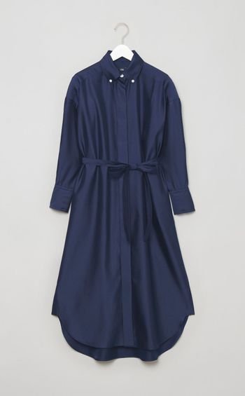 シルクエアーコートワンピース