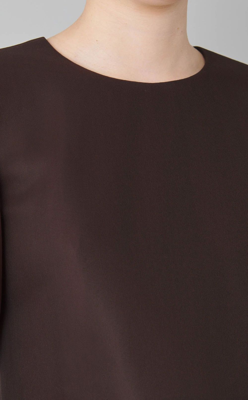 ハーフスリーブシアーワンピース