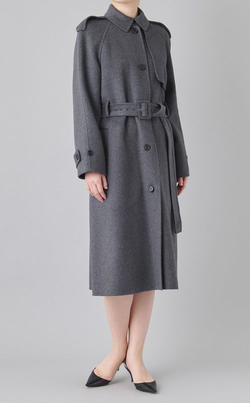 ウールカシミアトレンチコート