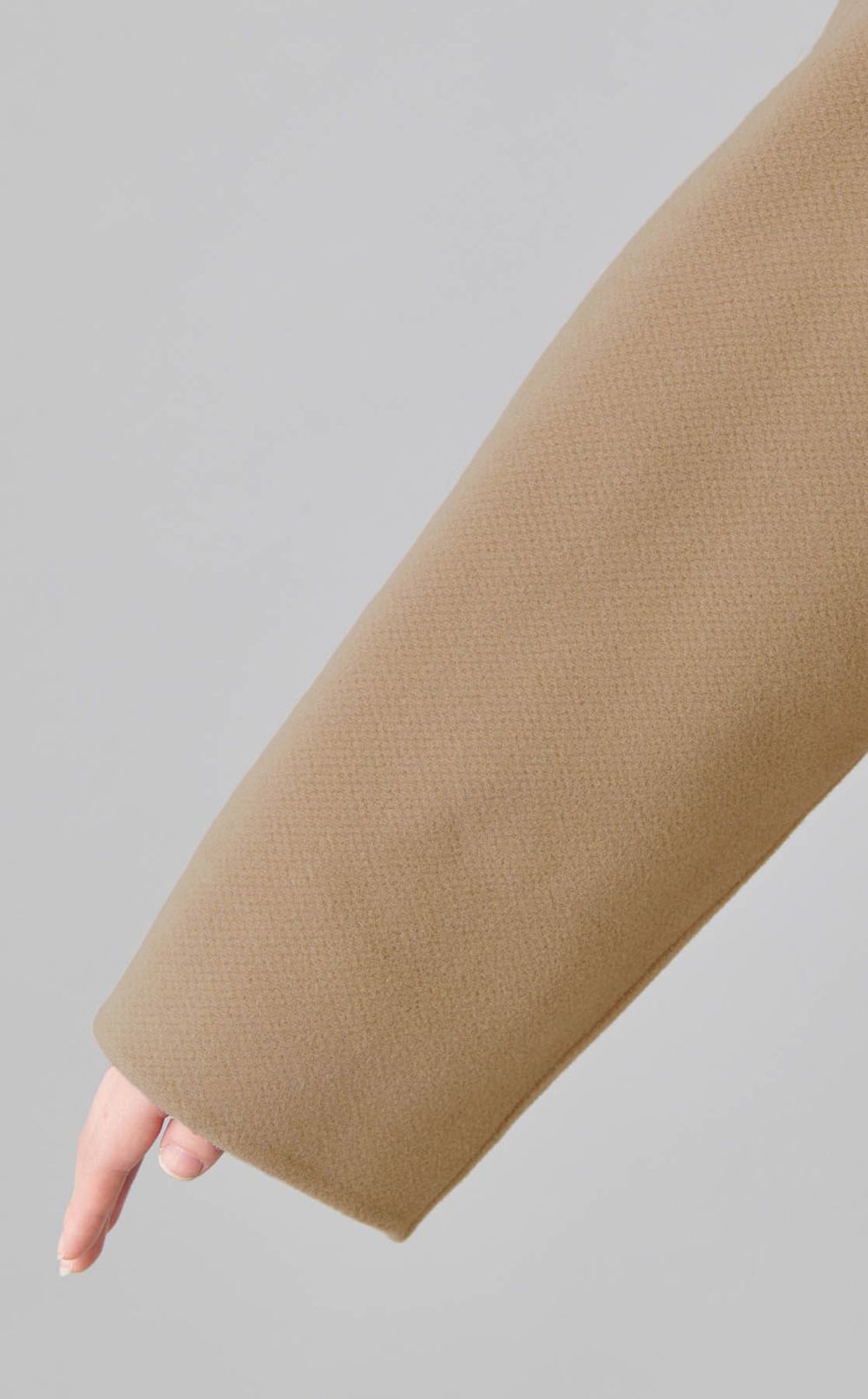 ウールカシミアダブルブレストコート