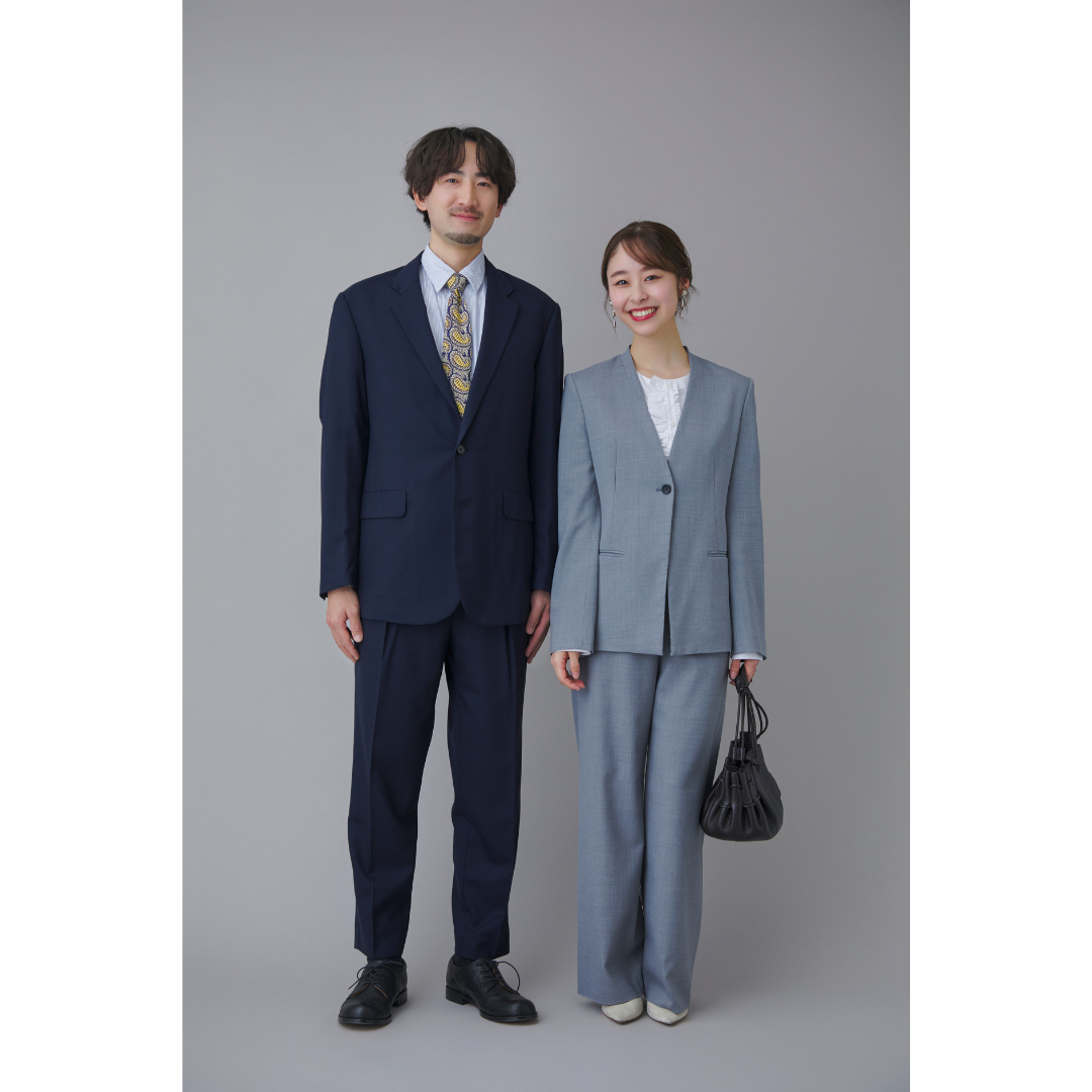 卒入園・卒入学式にふさわしい夫婦コーデ