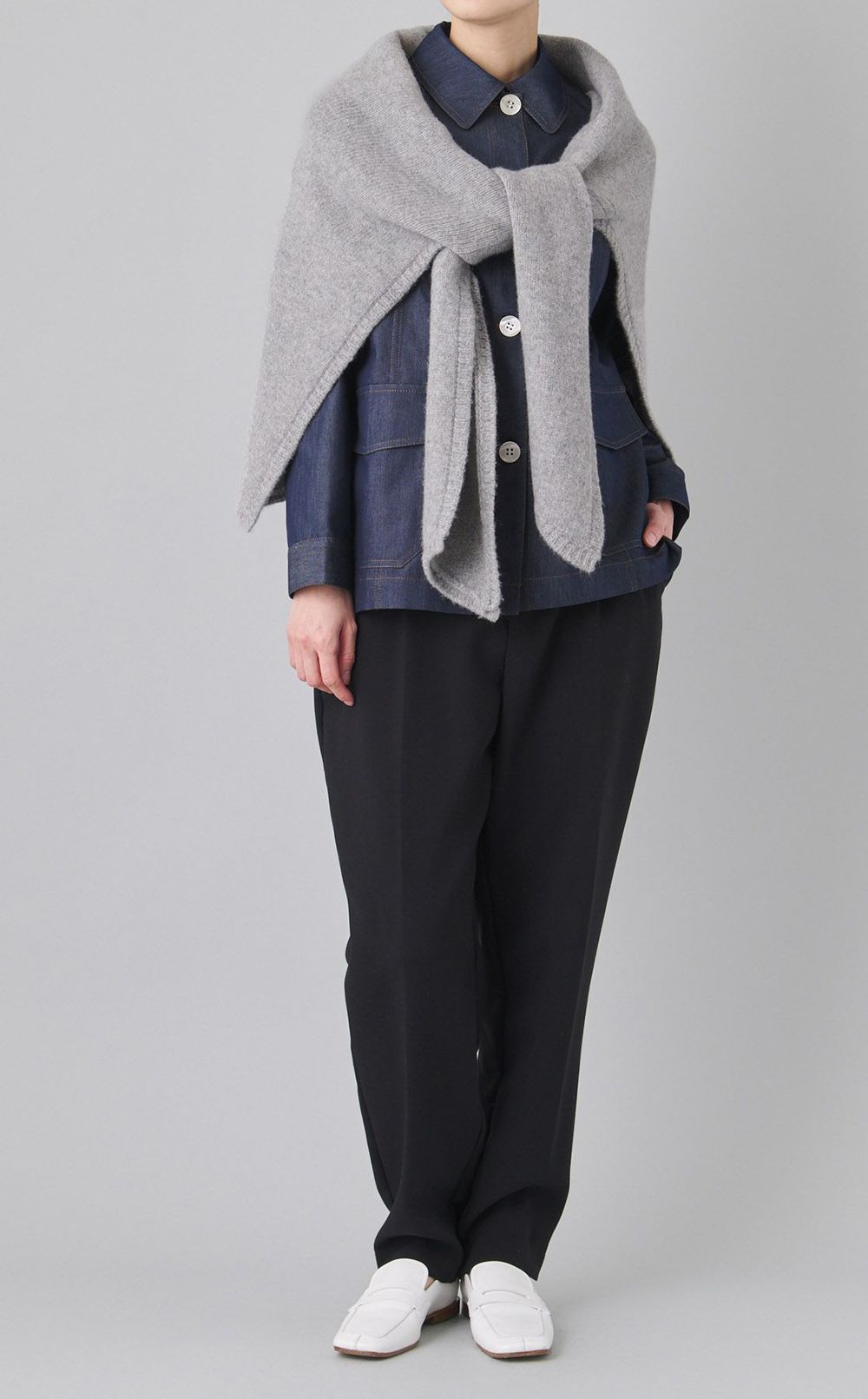 2wayレイヤードラップニット