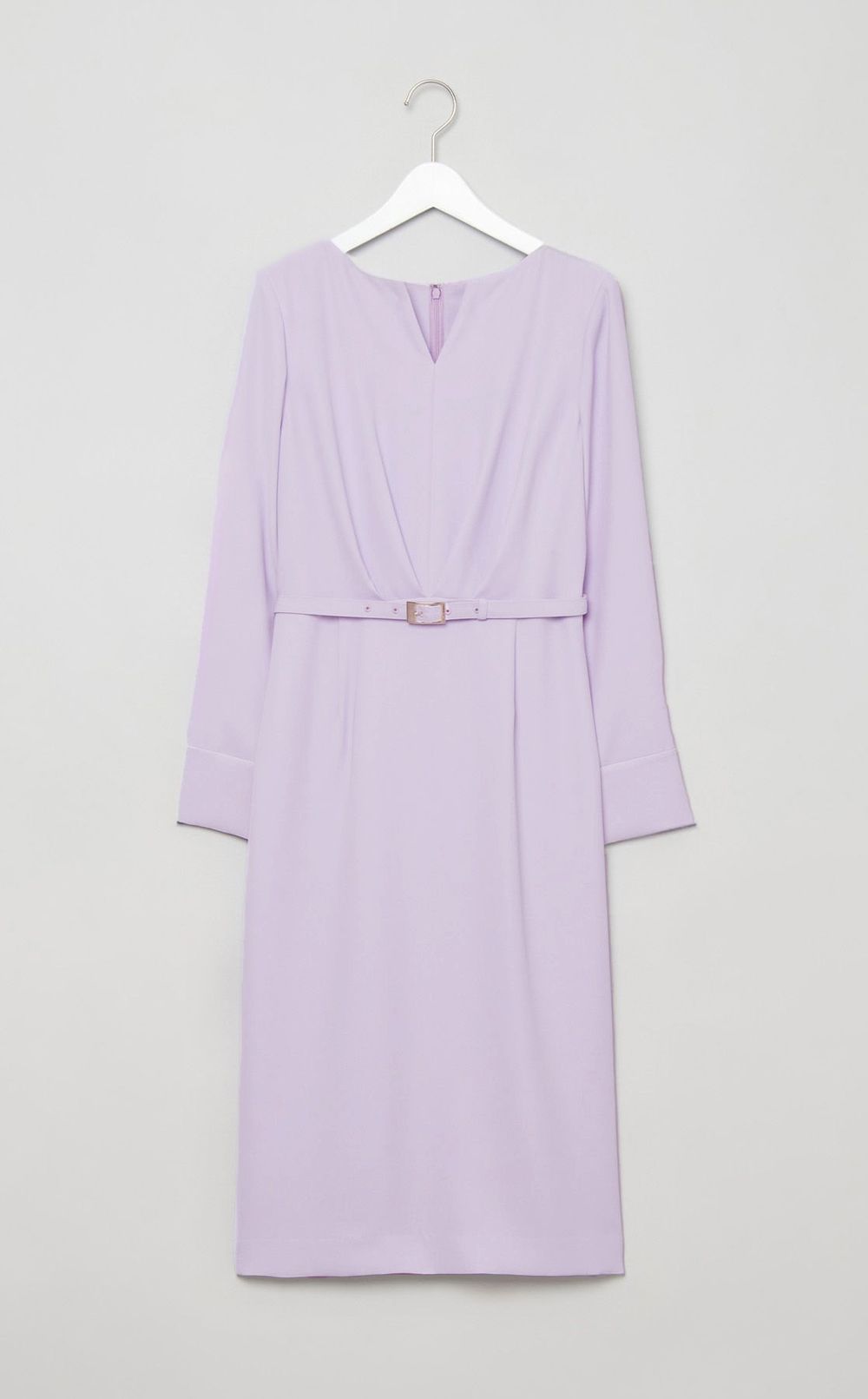 ウエストタックキーネックワンピース