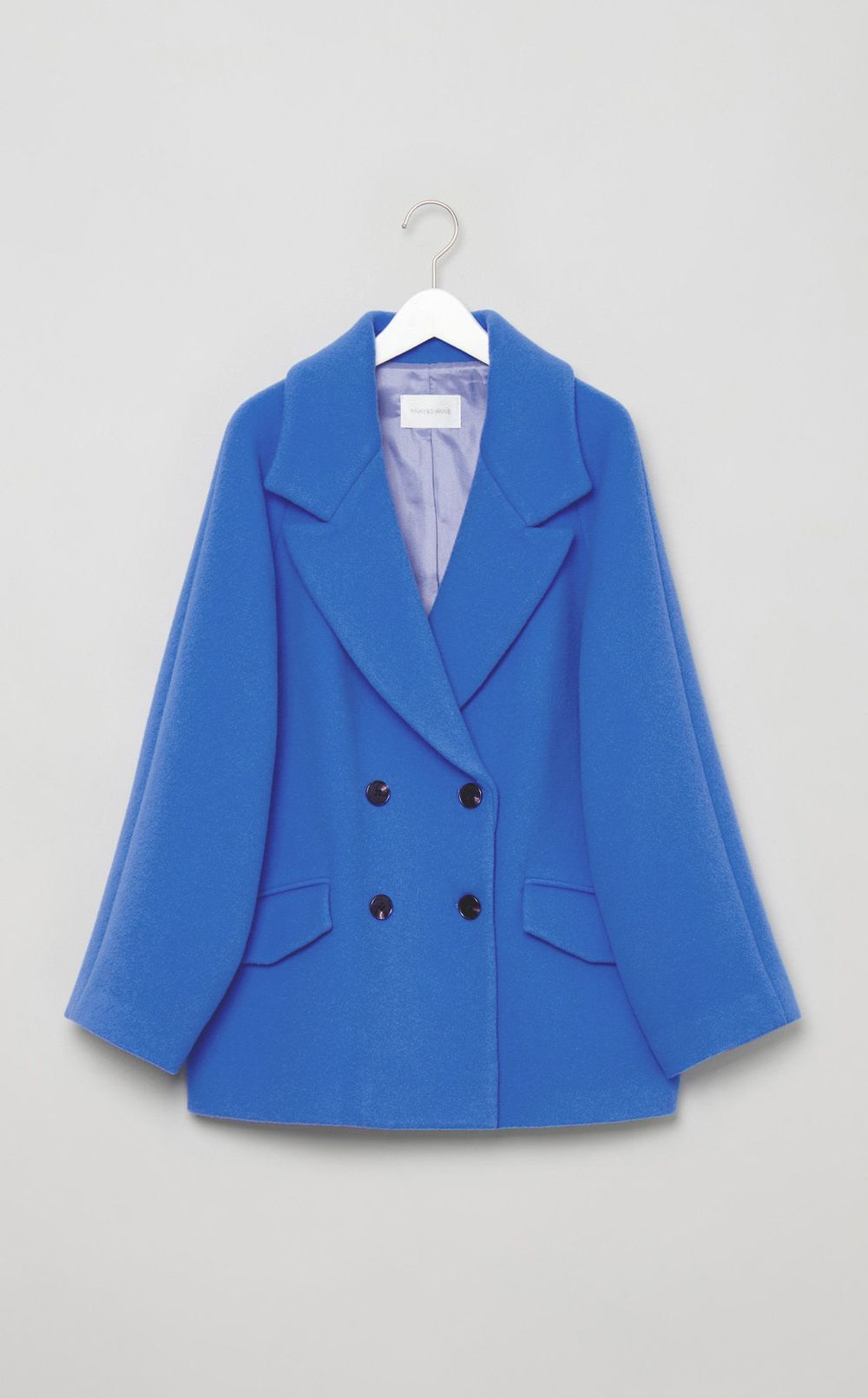 ラムウールダブルブレストコート