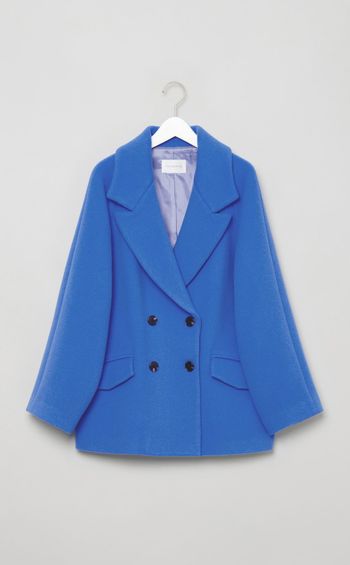 ラムウールダブルブレストコート