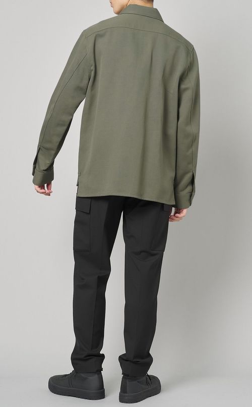 フルジップシャツブルゾン