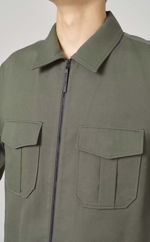 フルジップシャツブルゾン