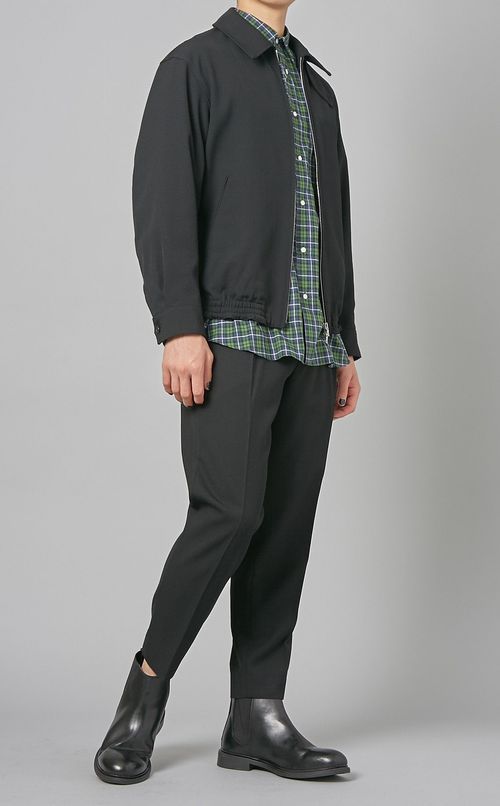 レギュラーカラーチェックシャツ