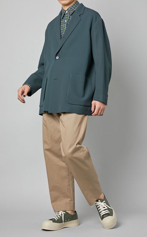 レギュラーカラーチェックシャツ