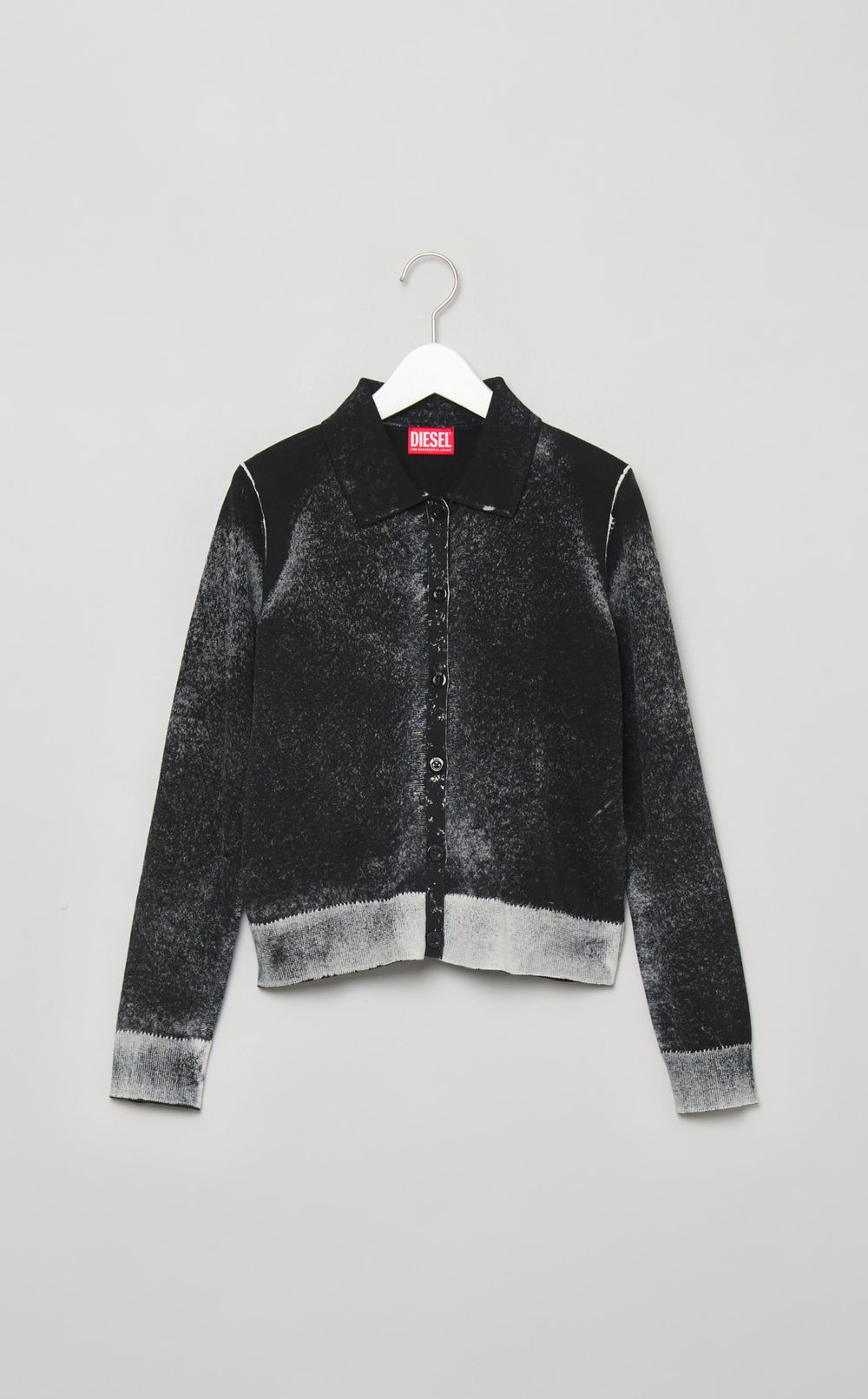 コットンポロカーディガン