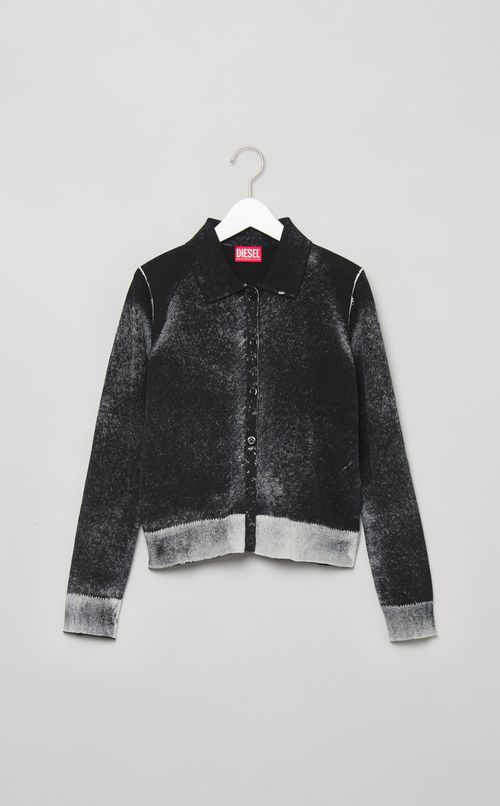 コットンポロカーディガン