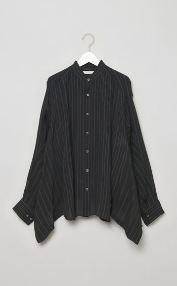 ダブルエンド2wayストライプシャツ