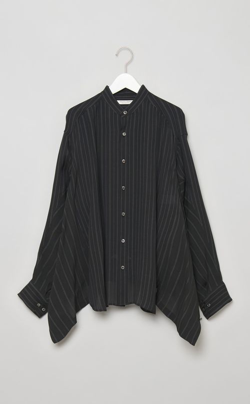 ダブルエンド2wayストライプシャツ