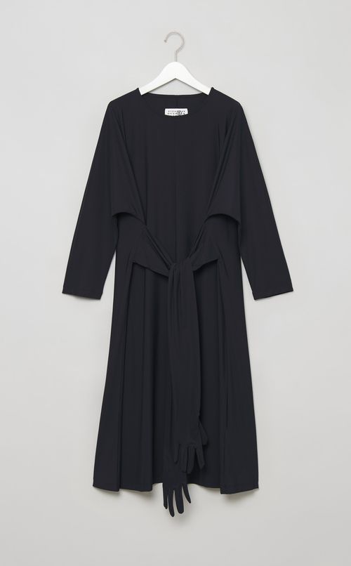 グローブタイフロントミディワンピース