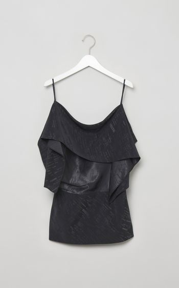 2wayロゴプリントキャミソールトップス