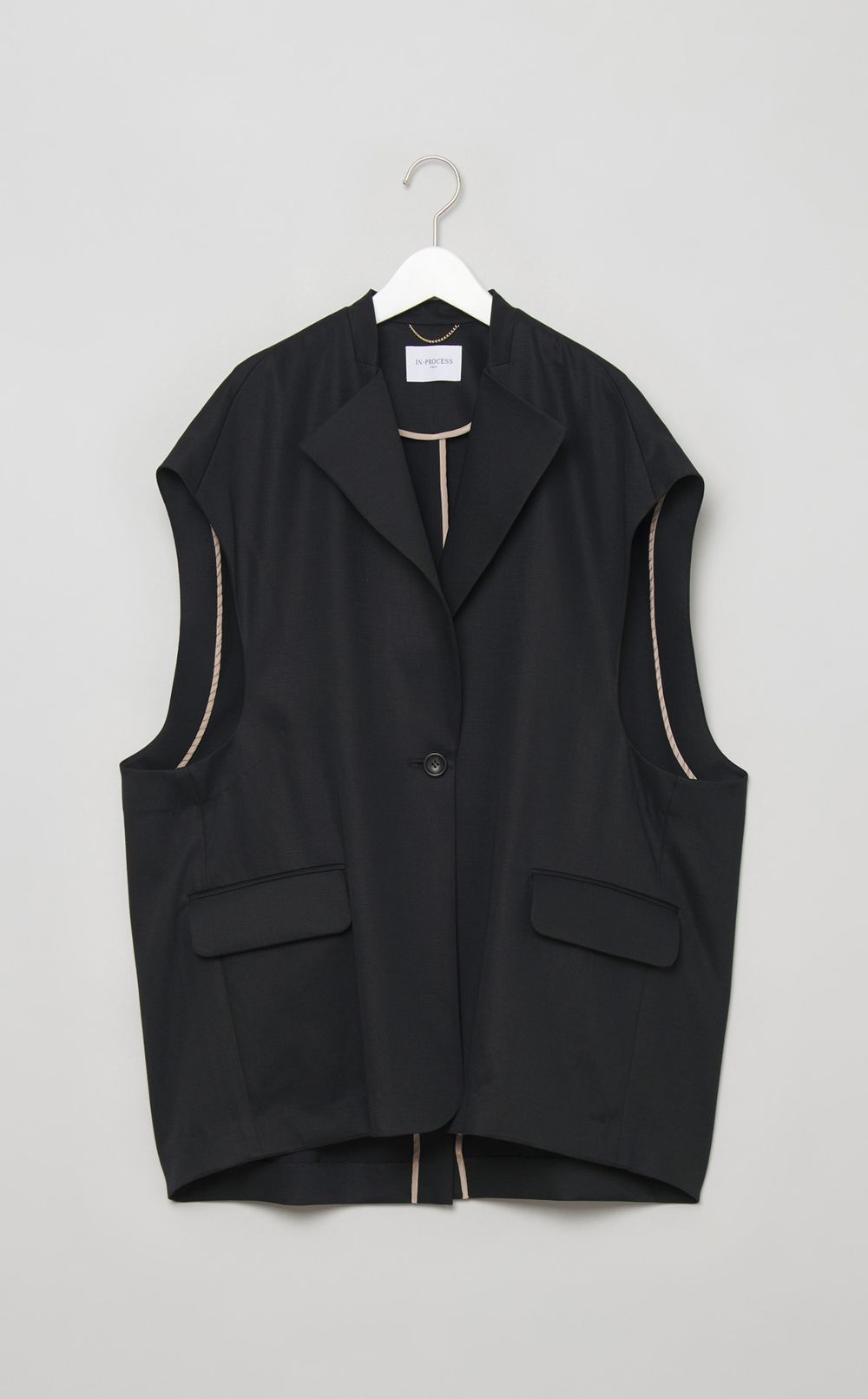 ノースリーブオーバージレコート