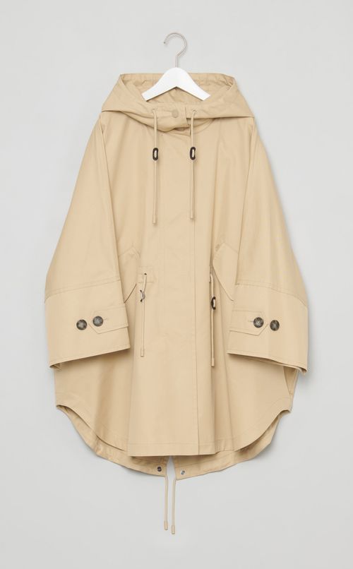 オーバーサイズフーディポンチョ