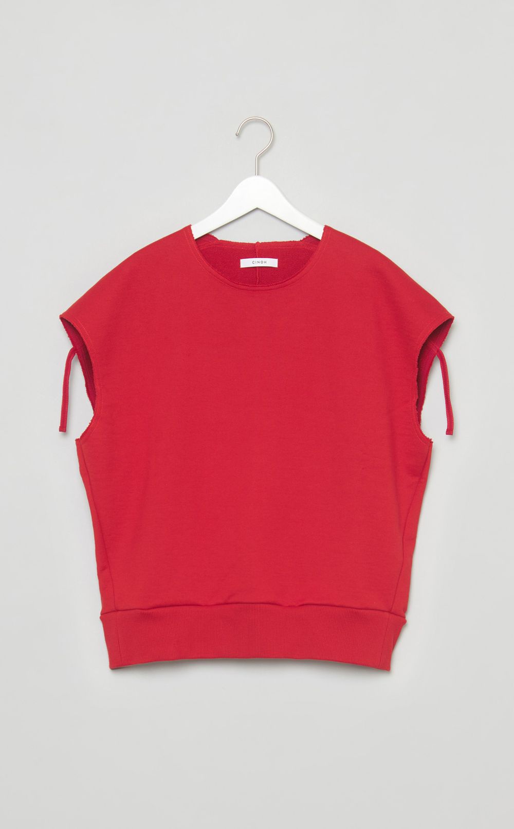 スエットスリーブレスプルオーバー