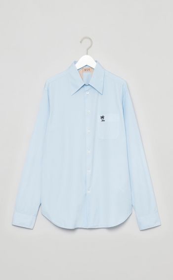 コットンポプリンオーバーサイズシャツ