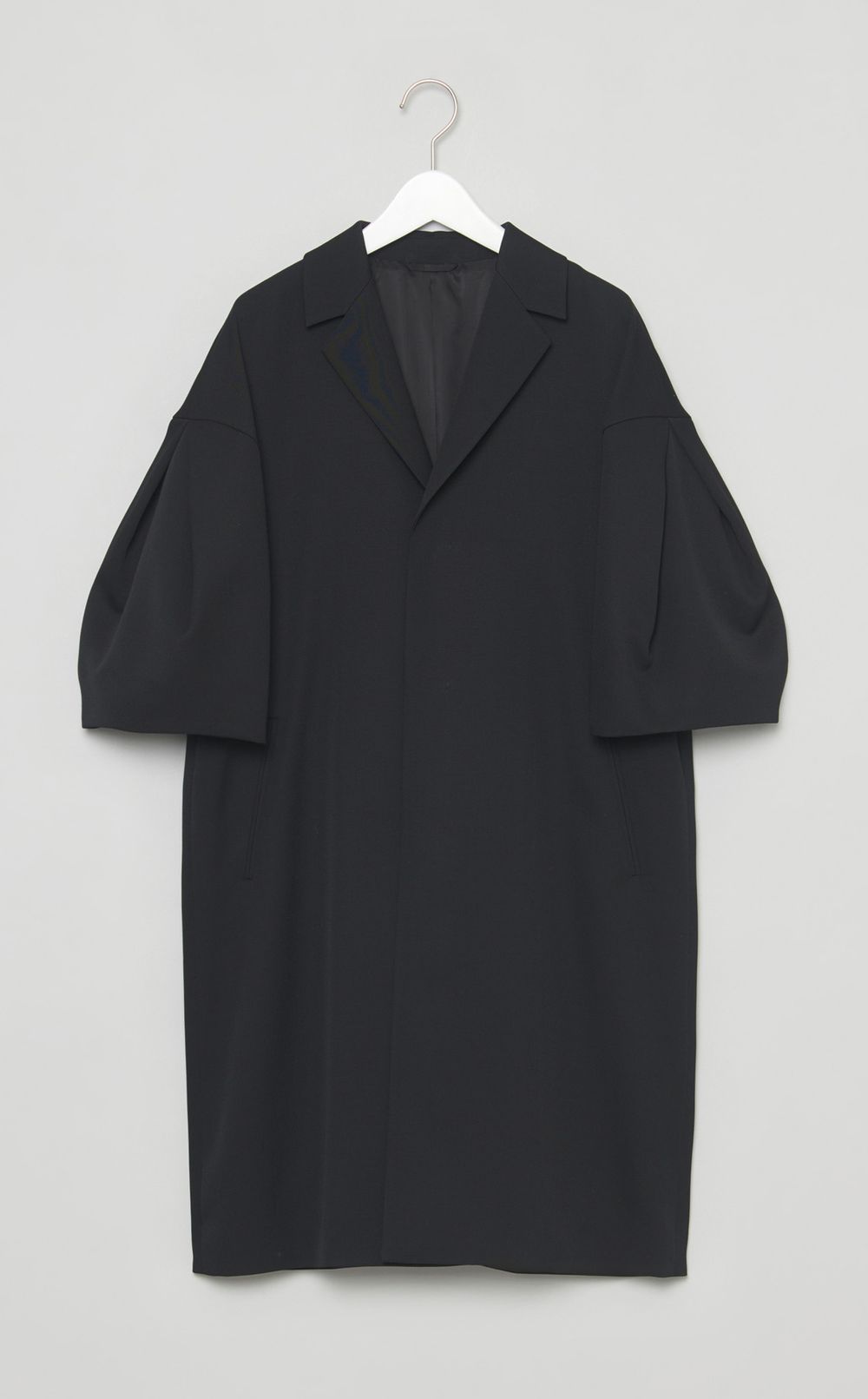 ウールツイルジャケットコート