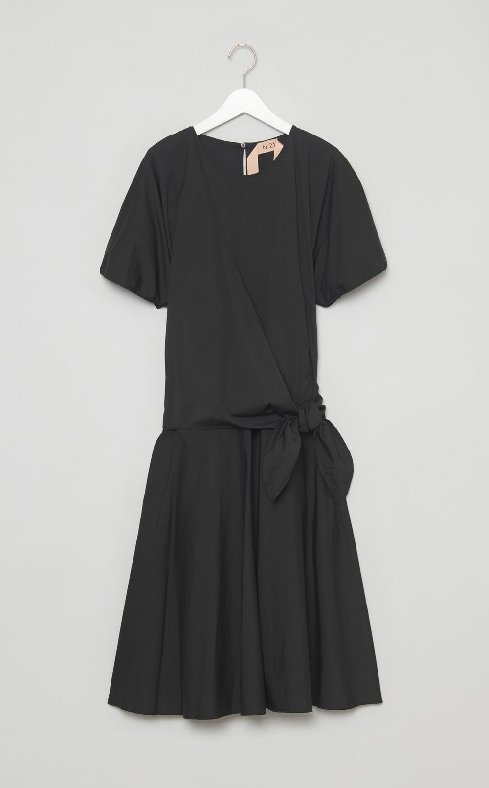 コットンナイロンギャザーワンピース