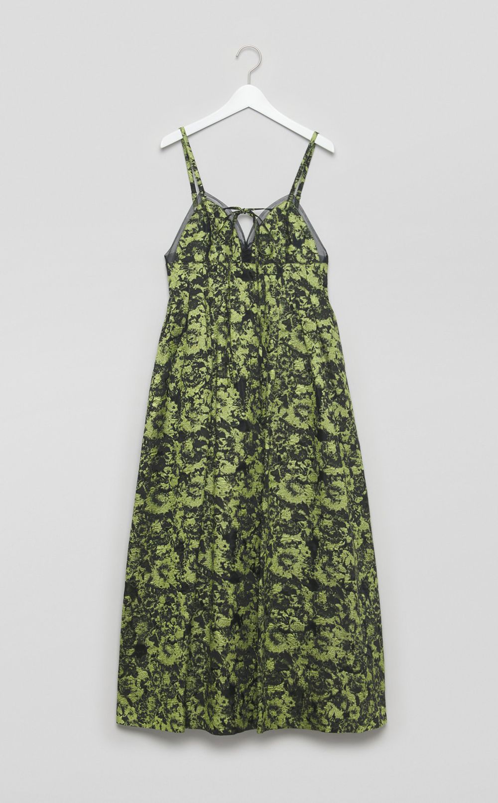 ラメジャガードボリュームワンピース