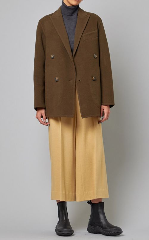 ワイドクロップドパンツ