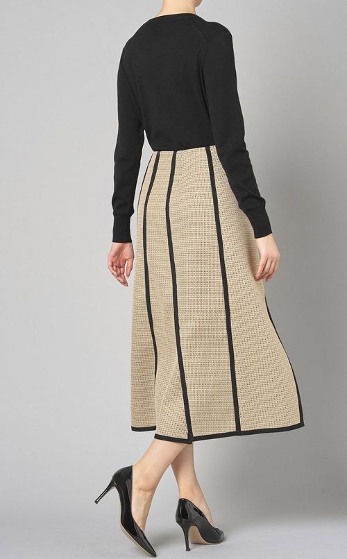 ラッセルメッシュパイピングスカート