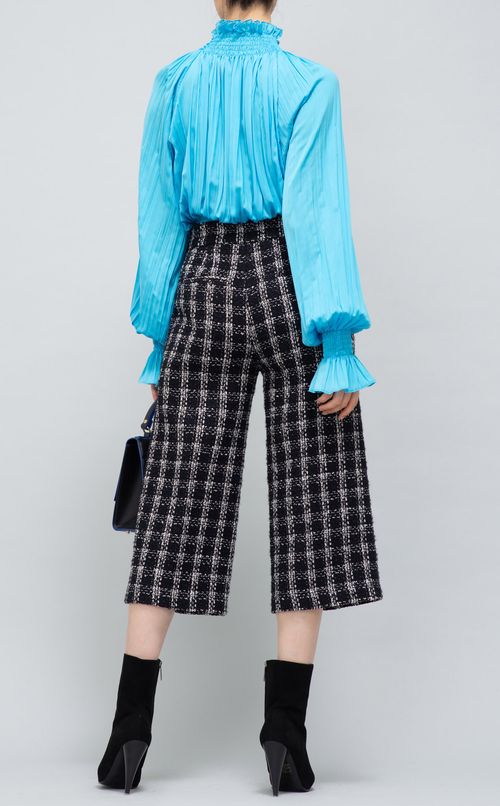 ツイードチェック柄パンツ