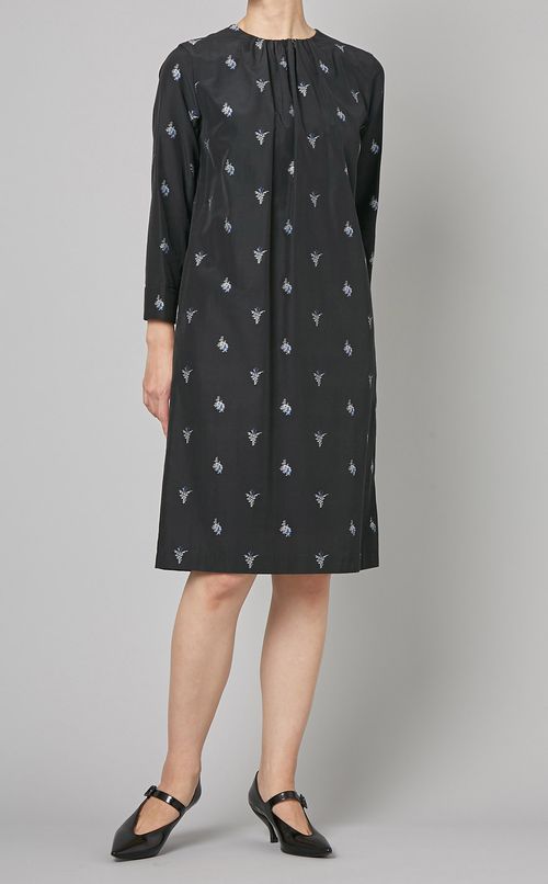 フラワージャガードワンピース