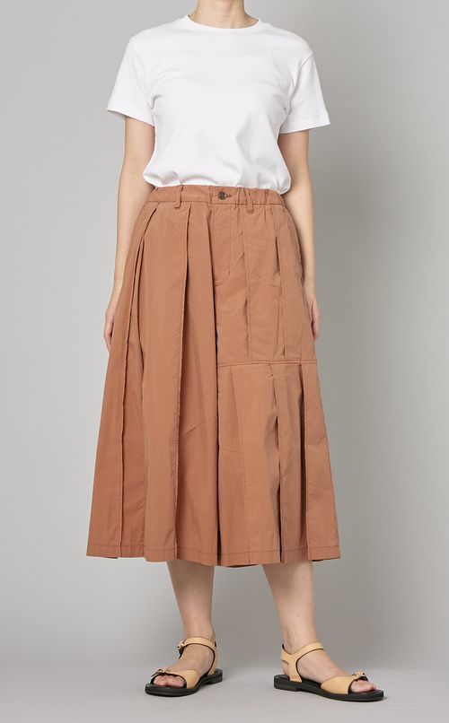 プリーツキュロットパンツ