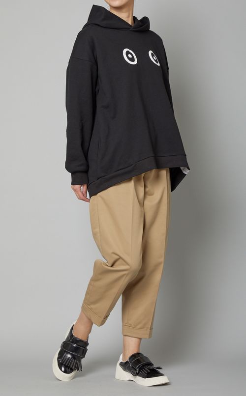 ベルト付テーパードチノパンツ