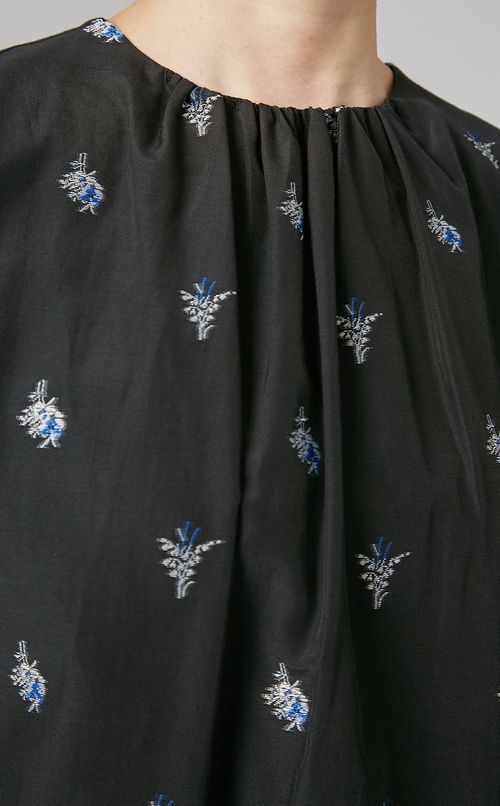 フラワージャガードワンピース