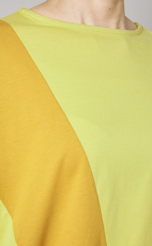 バイカラーワイドカットプルオーバー