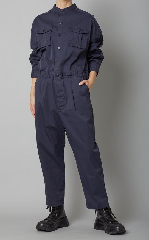 ドロップショルダージャンプスーツ