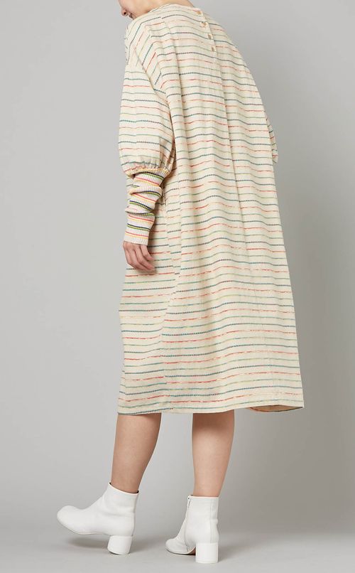 マルチボーダーニットワンピース