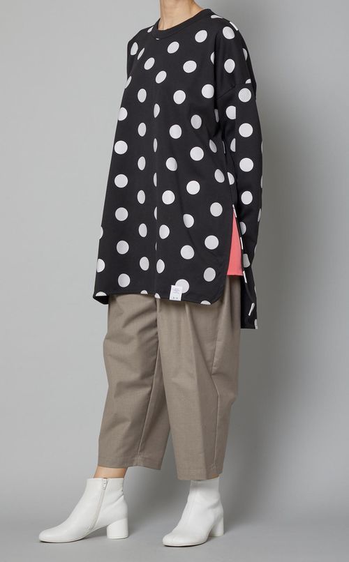 ドットスウェットプルオーバー