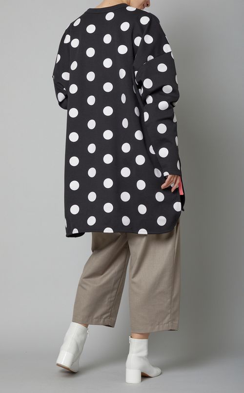 ドットスウェットプルオーバー