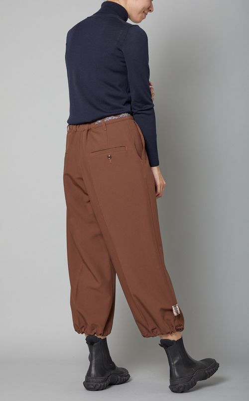 チロリアンベルトワイドパンツ