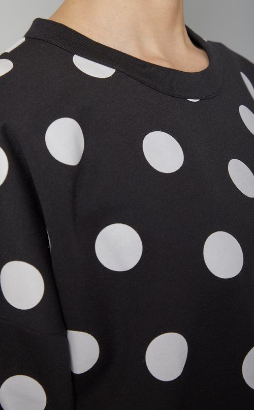 ドットスウェットプルオーバー