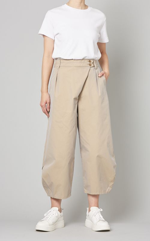 フロントタックバルーングルカパンツ